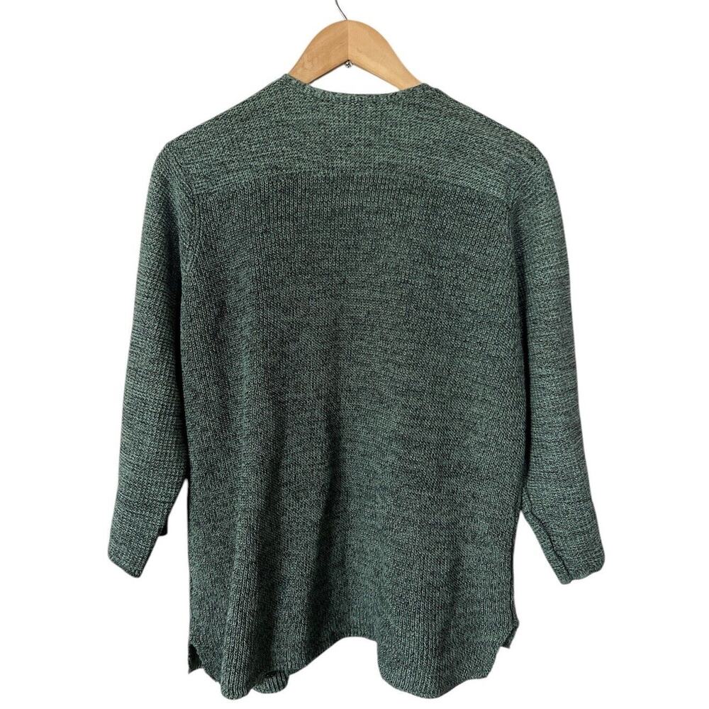 Coldwater Creek Green Marbled Open Front Cardigan Size 2X - Picture 2 of 4